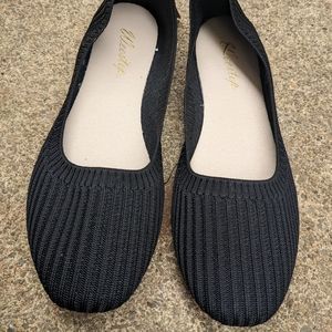 NWT Weestep Black Ballet Flats Shoes Size 7.5